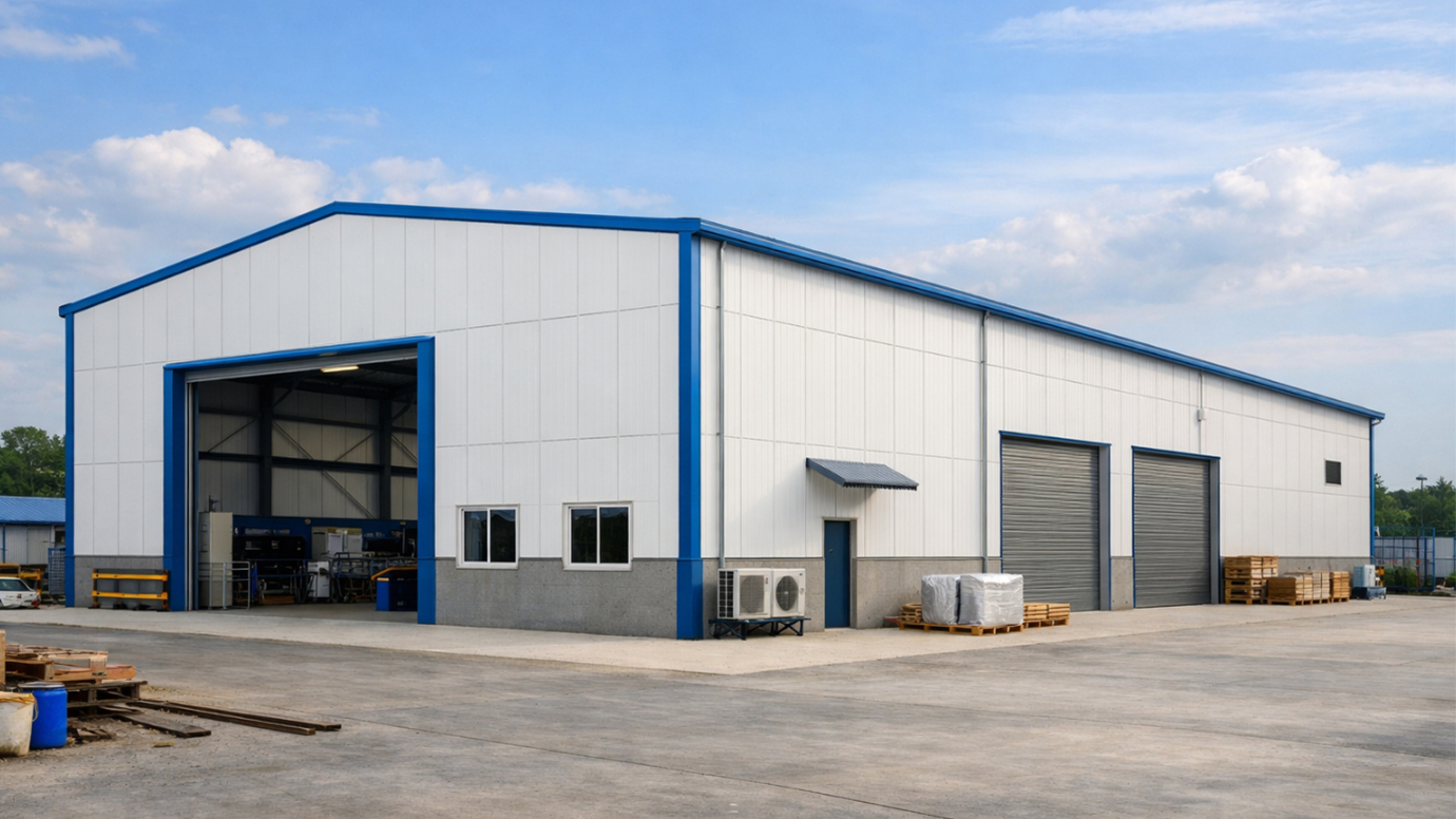 PUF Panel Industrial Sheds- The Future of Factory Shed Construction