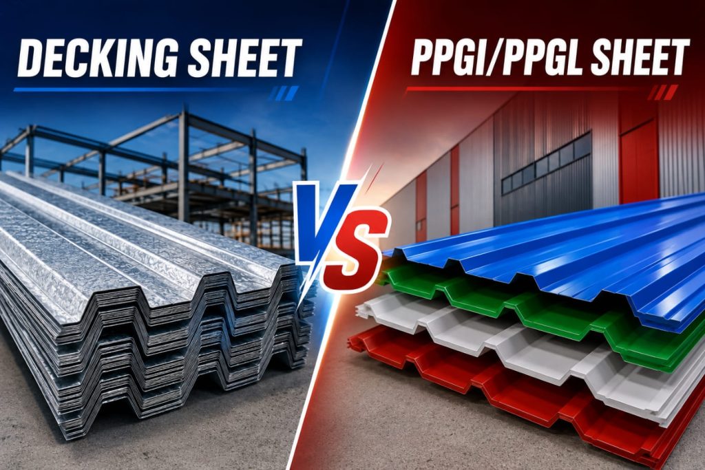 Decking Sheet vs PPGIPPGL Sheet PUF Panels_cover