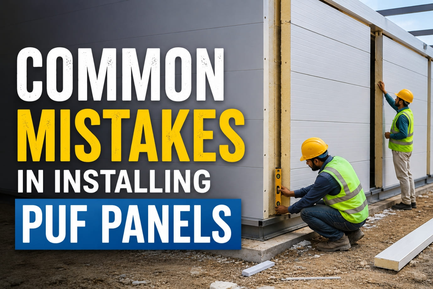 Common Mistakes in PUF Panel Installation