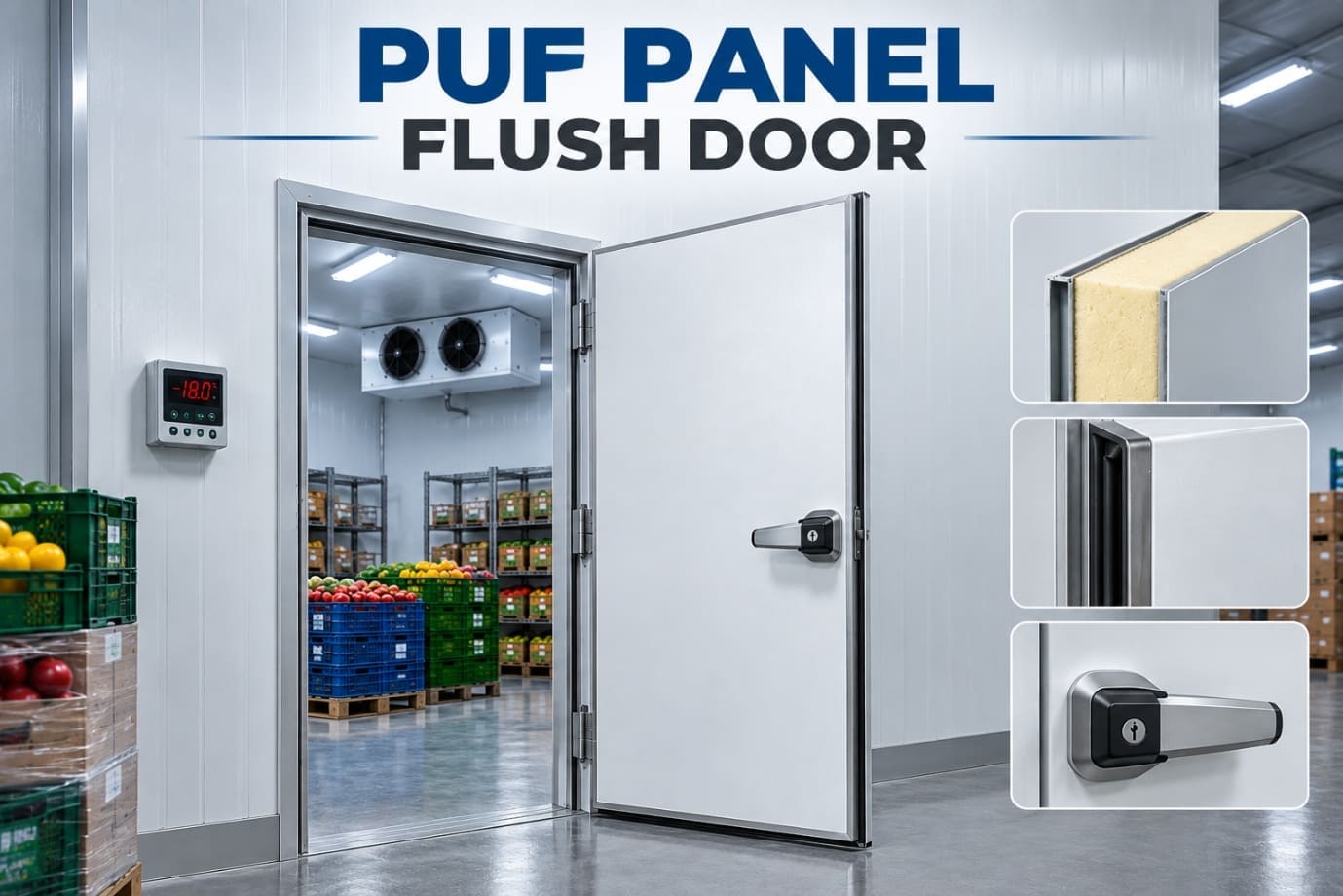 PUF Panel Flush Doors: Features, Applications & Specifications