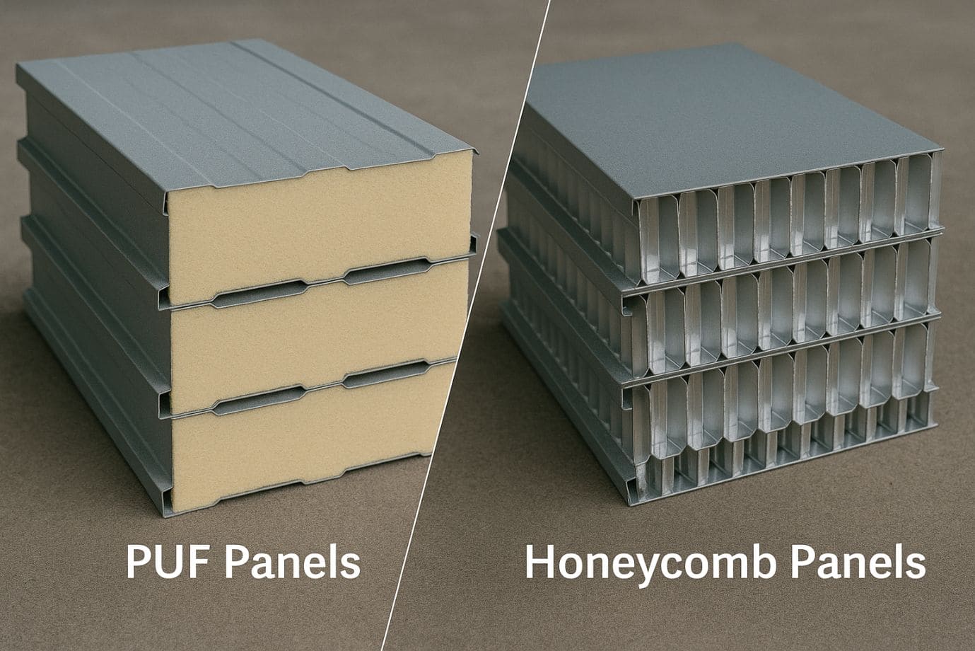 PUF Panels vs. Honeycomb Panels
