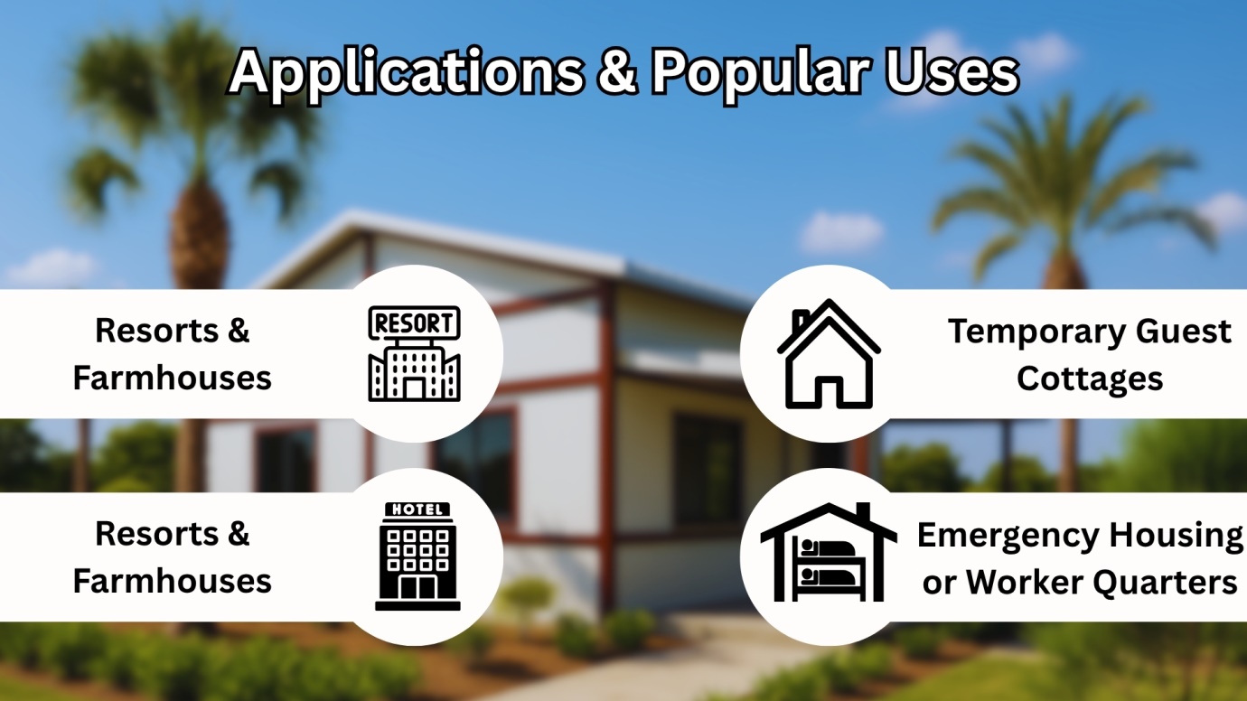 Applications & Popular Uses of PUF Panel Guest House