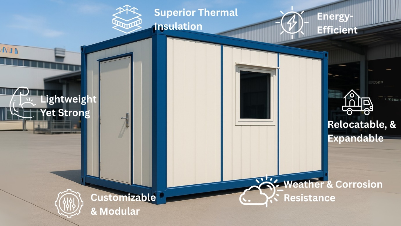 Benefits of PUF Panel Portable Storage