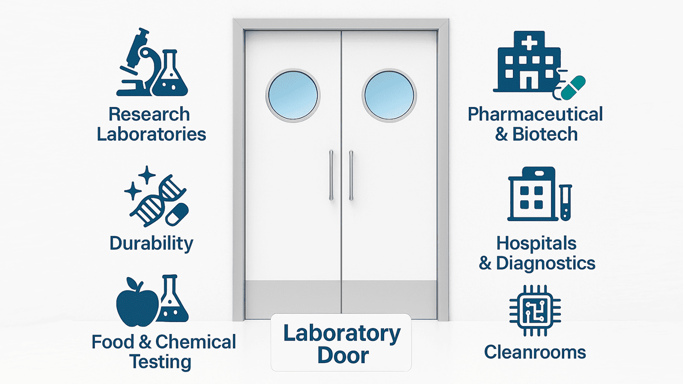 Applications of PUF Panel Laboratory Doors
