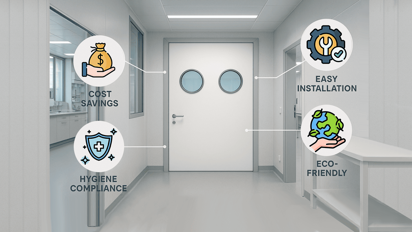 Benefits of Choosing PUF Panel Lab Doors