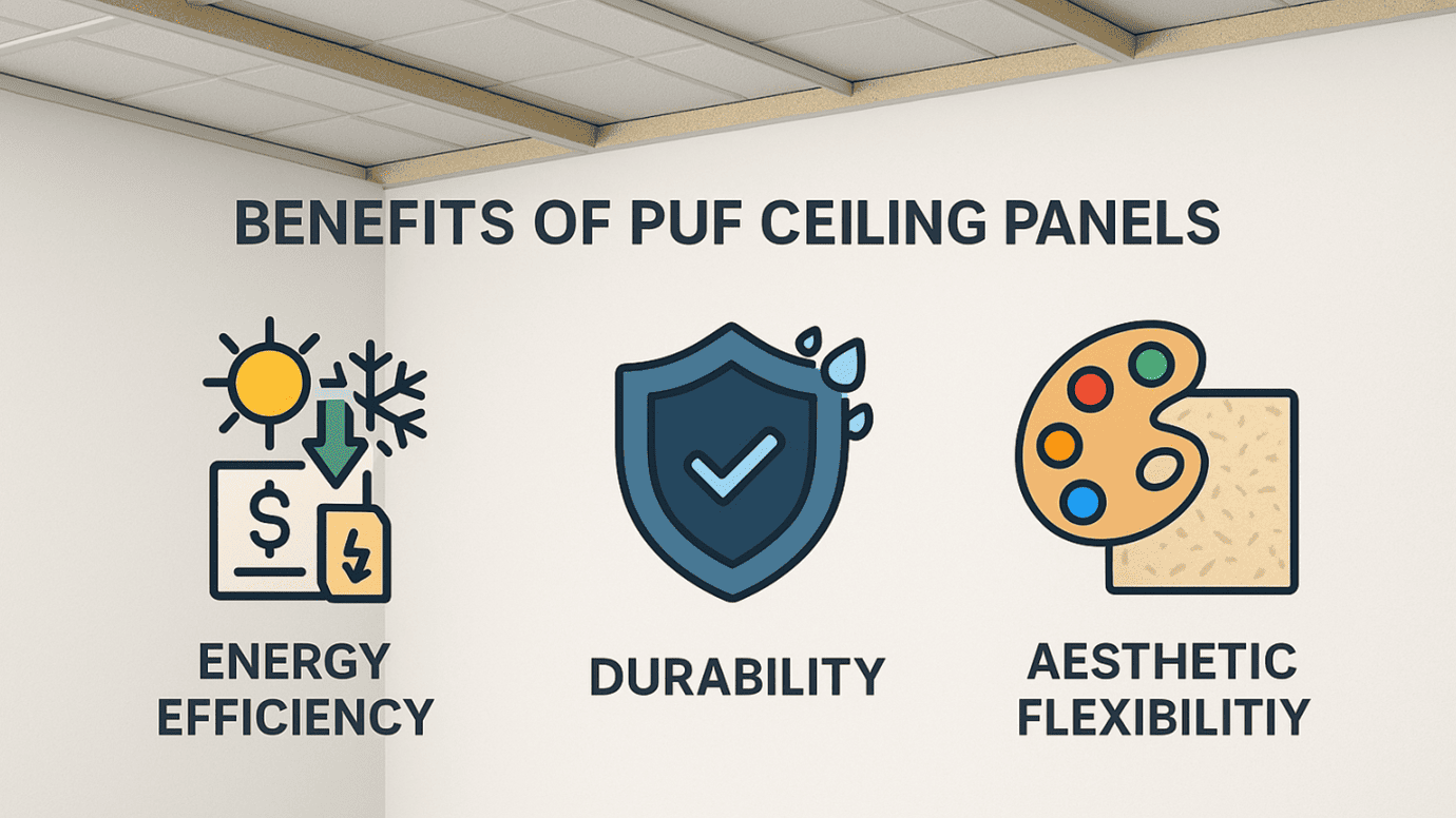 Benefits of PUF Ceiling Panels