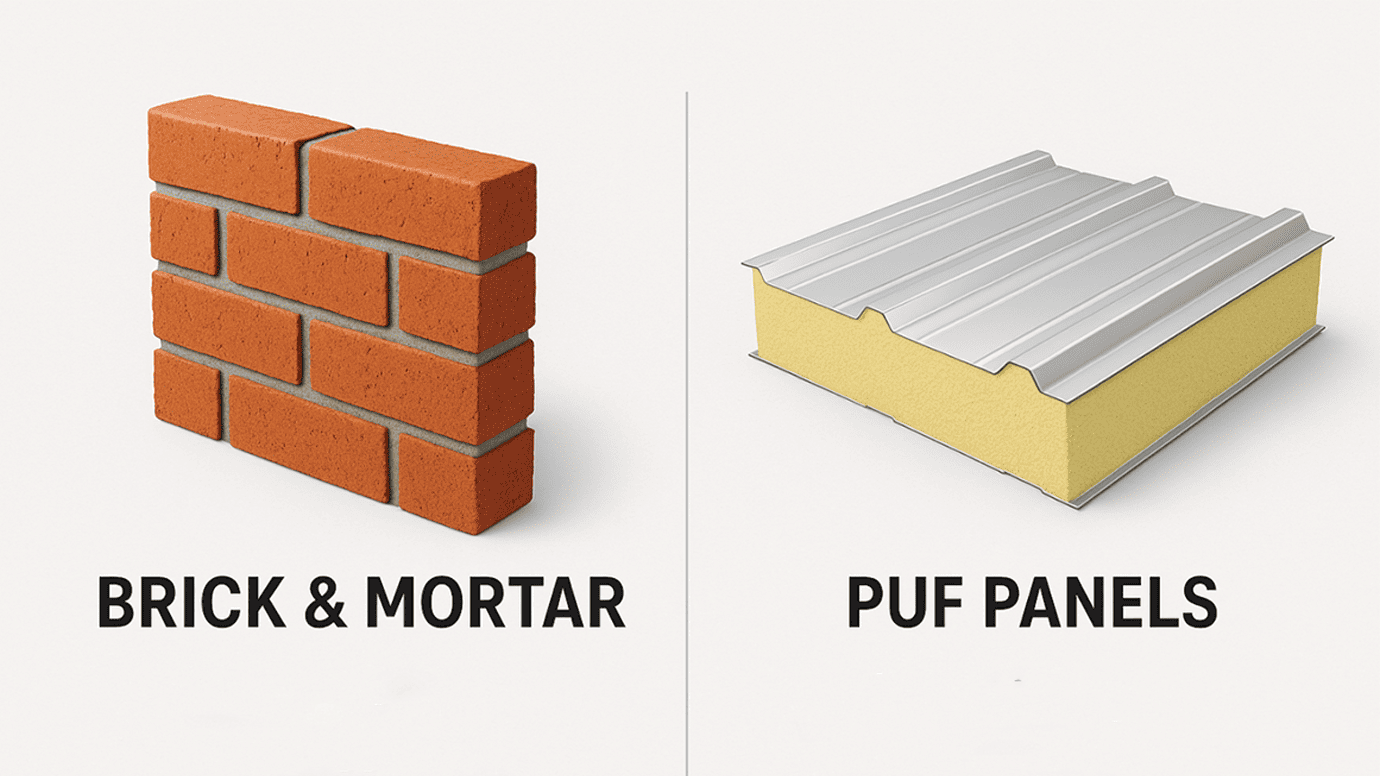 Brick & Mortar vs PUF Panels