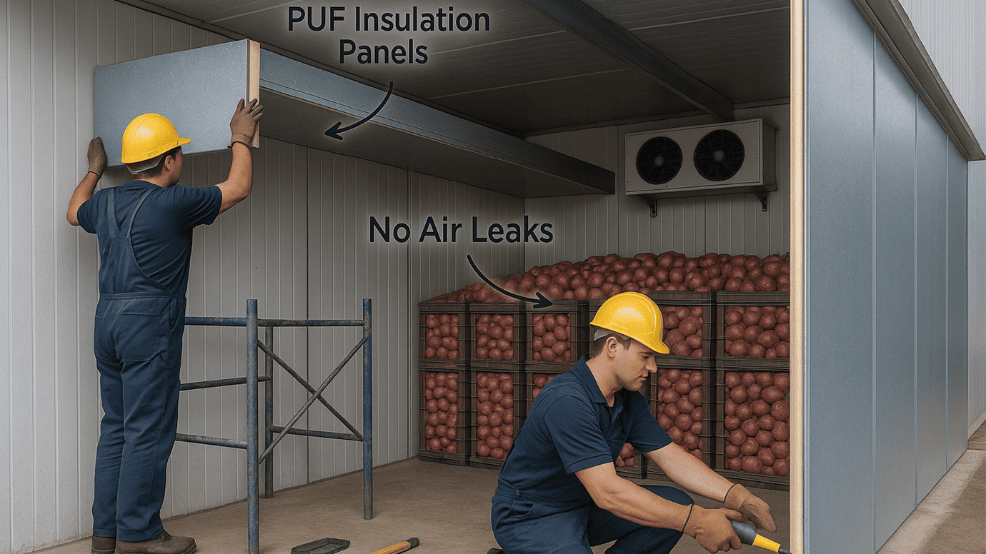 Designing Onion Cold Storage with PUF Panels
