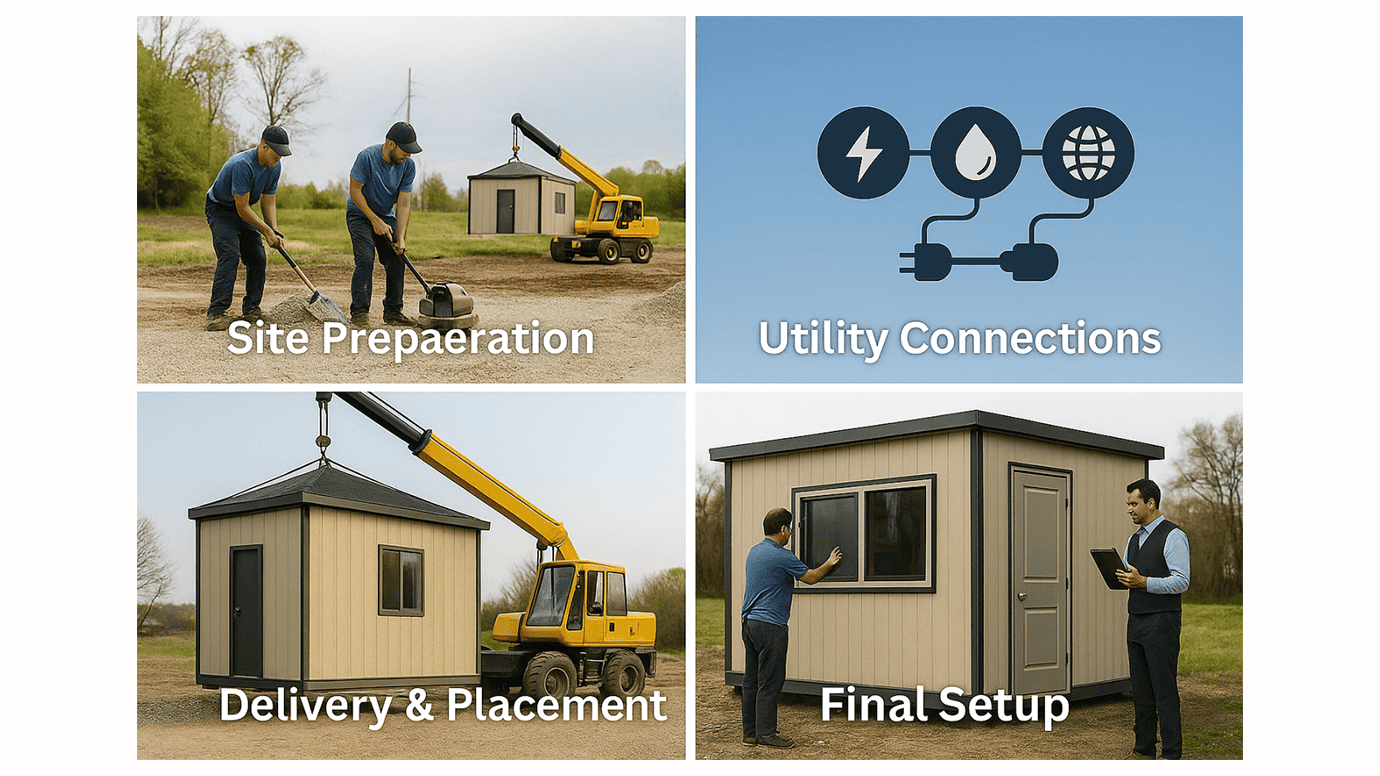 Installation and Maintenance of Portable Office Cabins