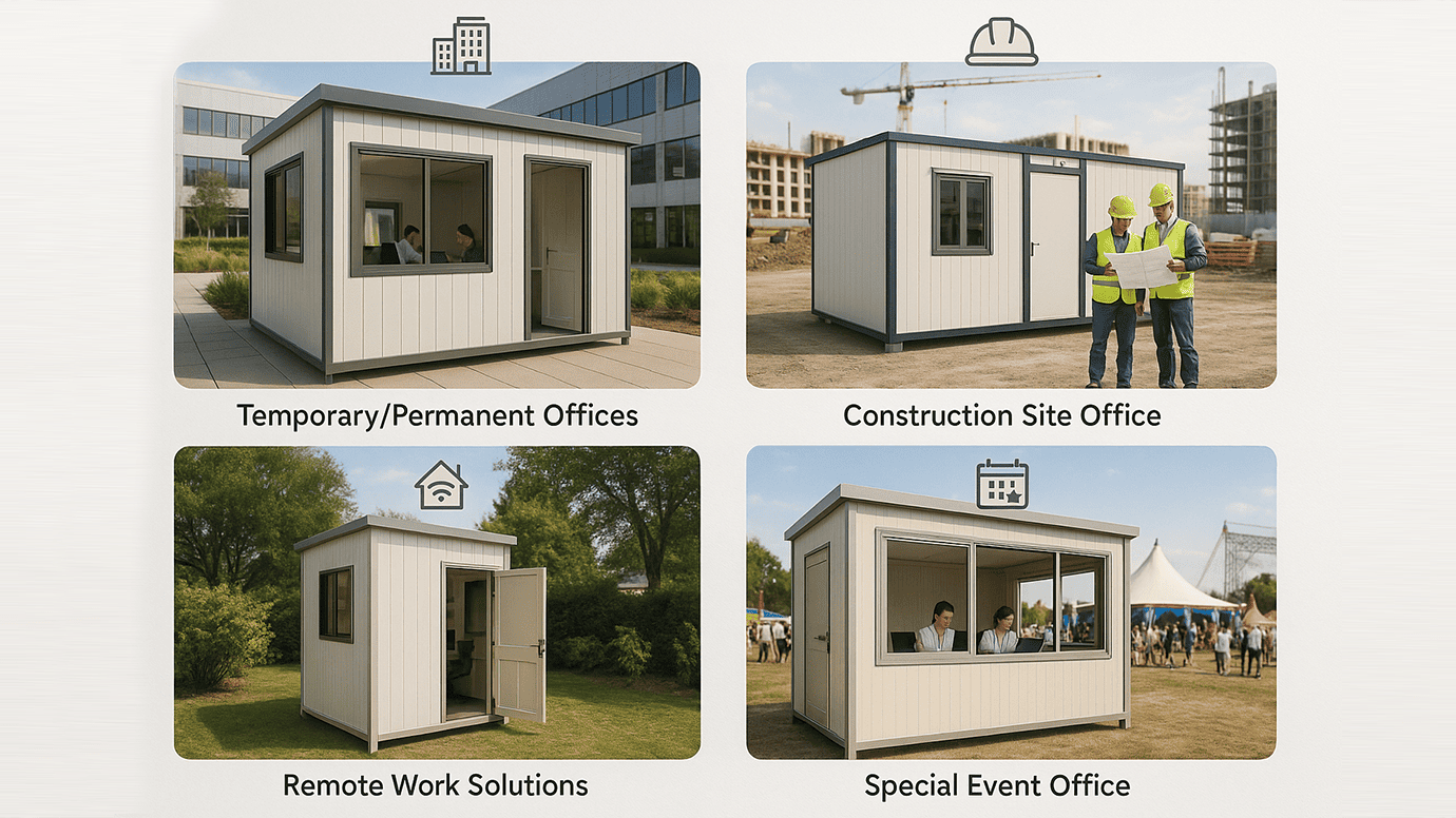 Potential Uses of Portable Office Cabins
