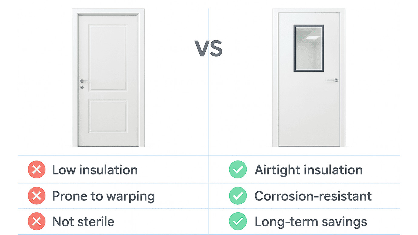 Comparing PUF Panel Doors with Regular Doors Comparing PUF Panel Doors with Regular Doors