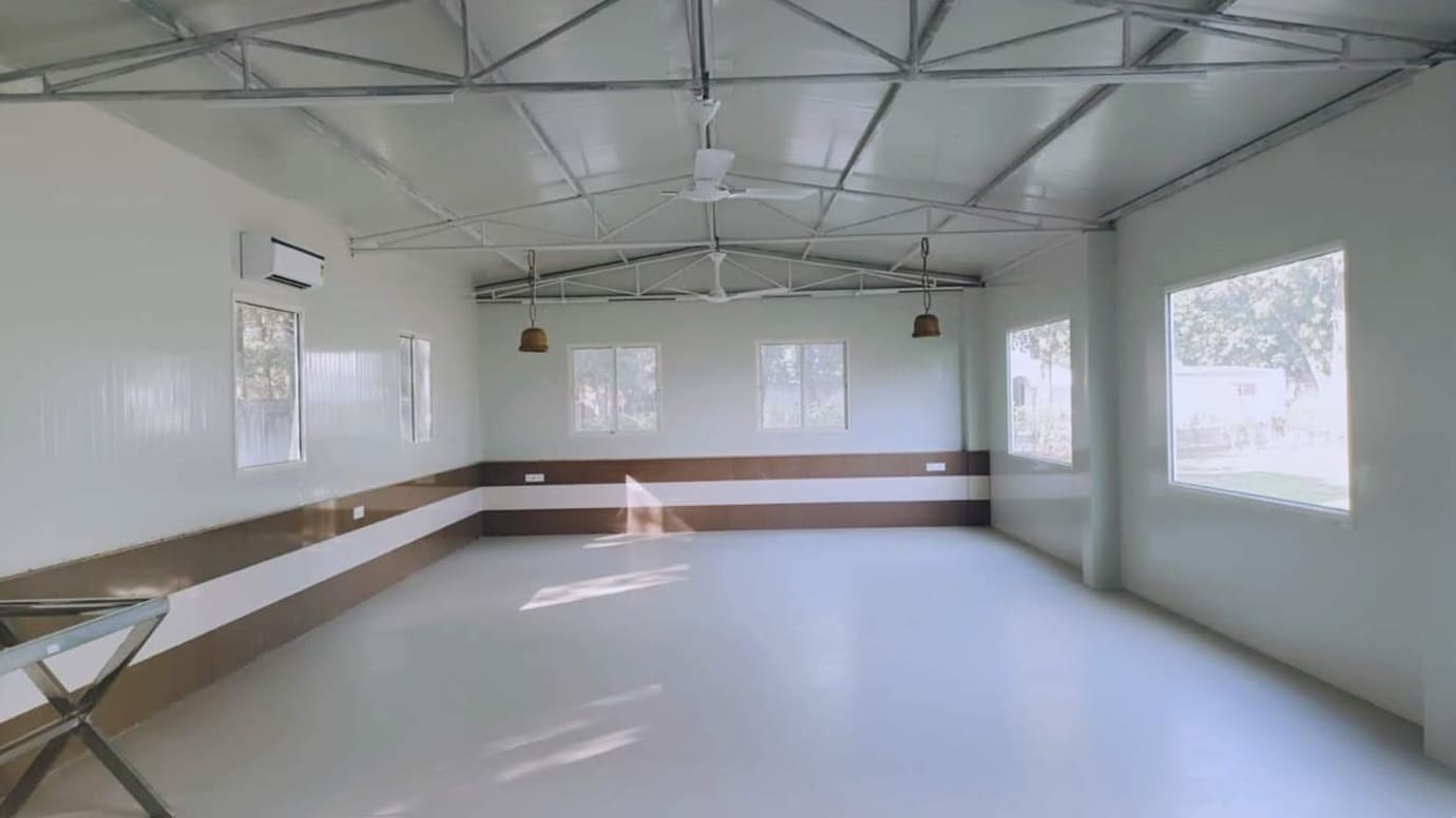 Natural Light & Ventilation Design in Prefab Marriage Hall