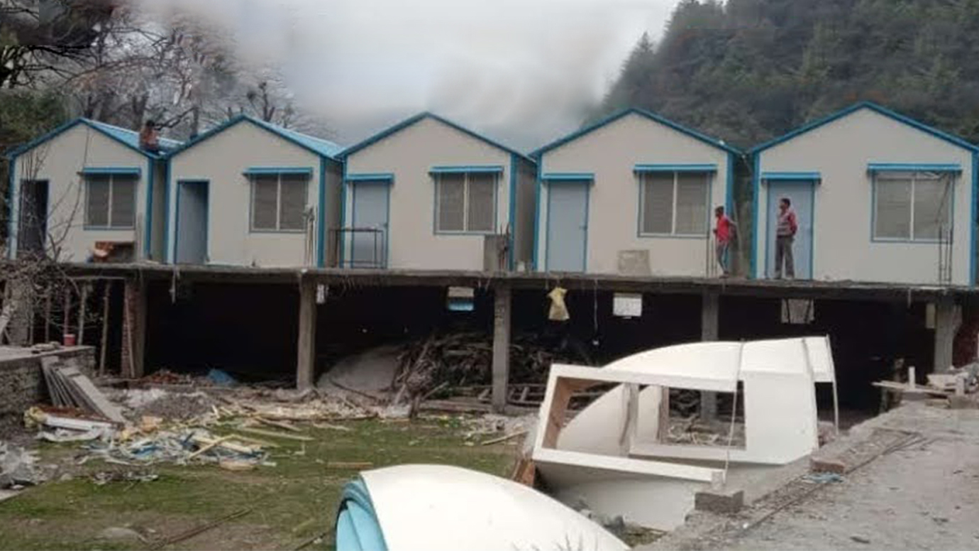 PUF Panel Prefab Cottages in Barot Valley, Himachal Pradesh