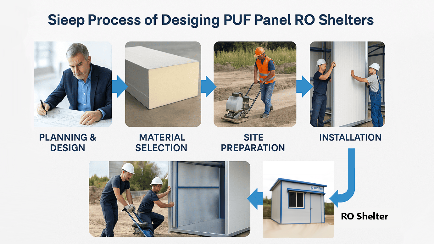 Design and Installation of PUF Panel RO Shelters