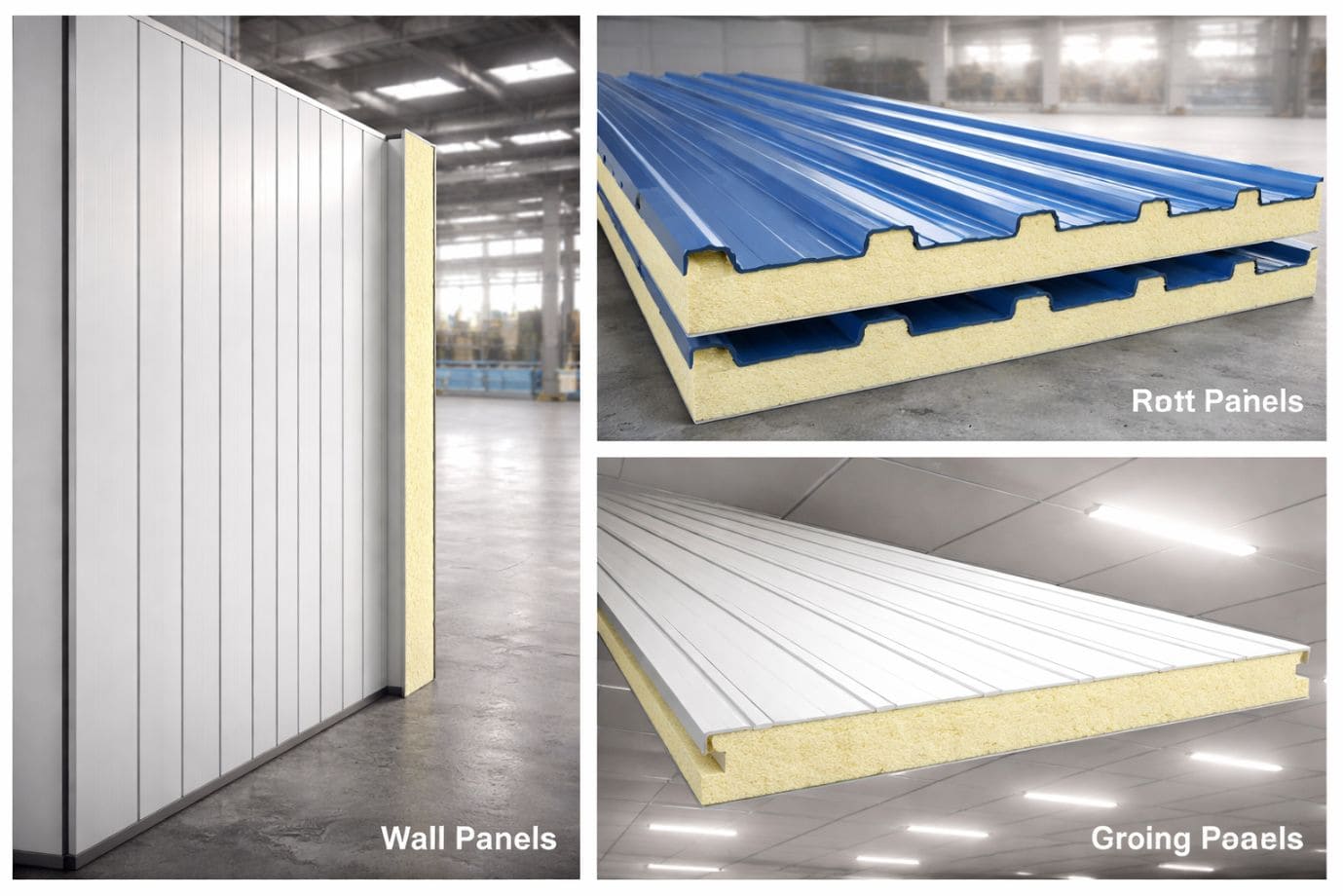 Types of PUF Panels Available in the Market Types of PUF Panels Available in the Market