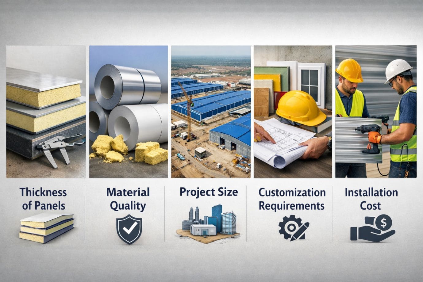 Factors Affecting PUF Riser Panels Pricing