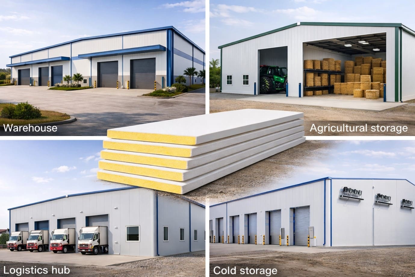 Applications of PUF Panel Industrial Sheds