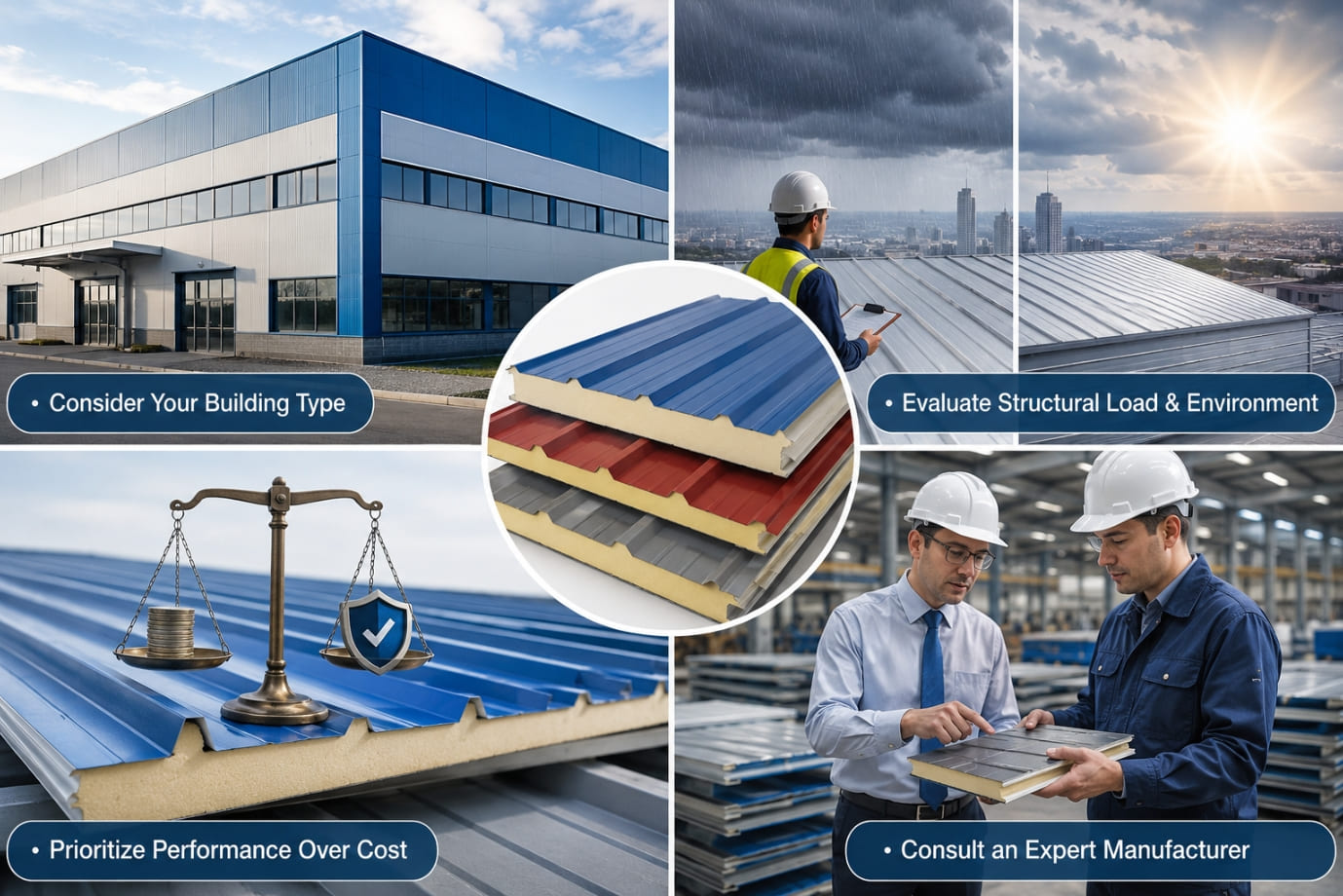 How to Choose the Right Sheet for Your PUF Panel Project