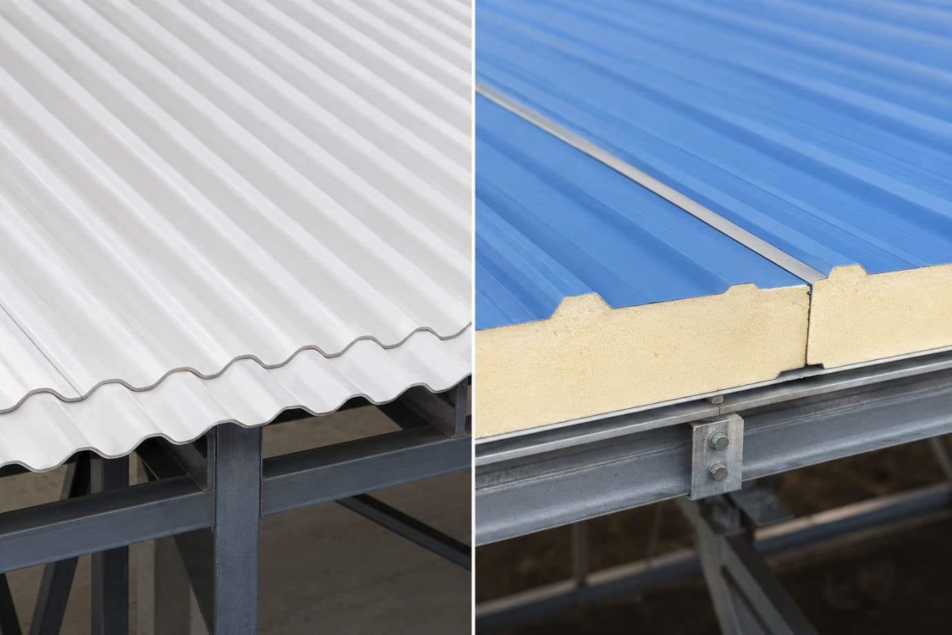UPVC Roofing Sheets vs PUF Panel Roofing
