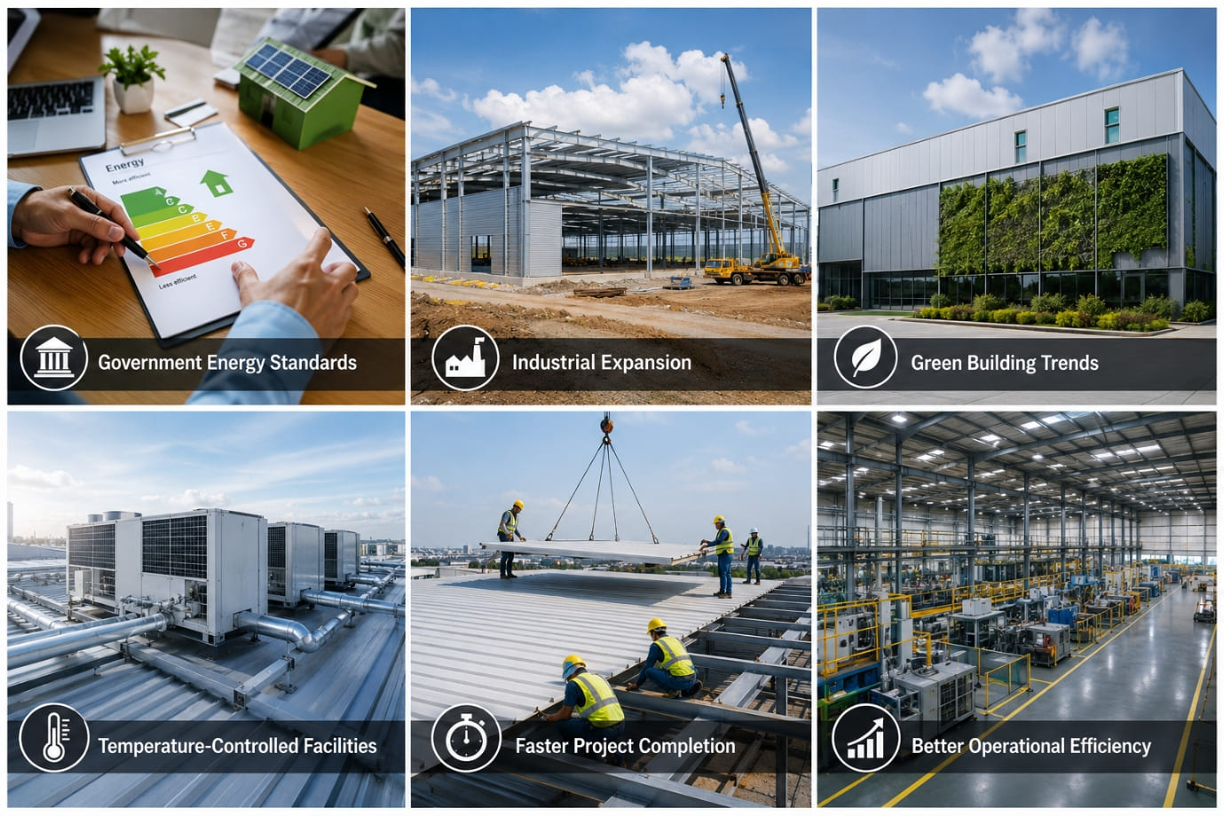 Why Many Modern Industrial Projects Prefer PUF Panel Roofing over UPVC Roofing Sheet