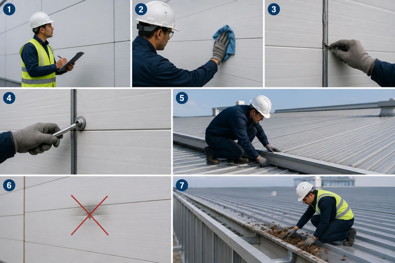 Maintenance Tips after Installing PUF Panels