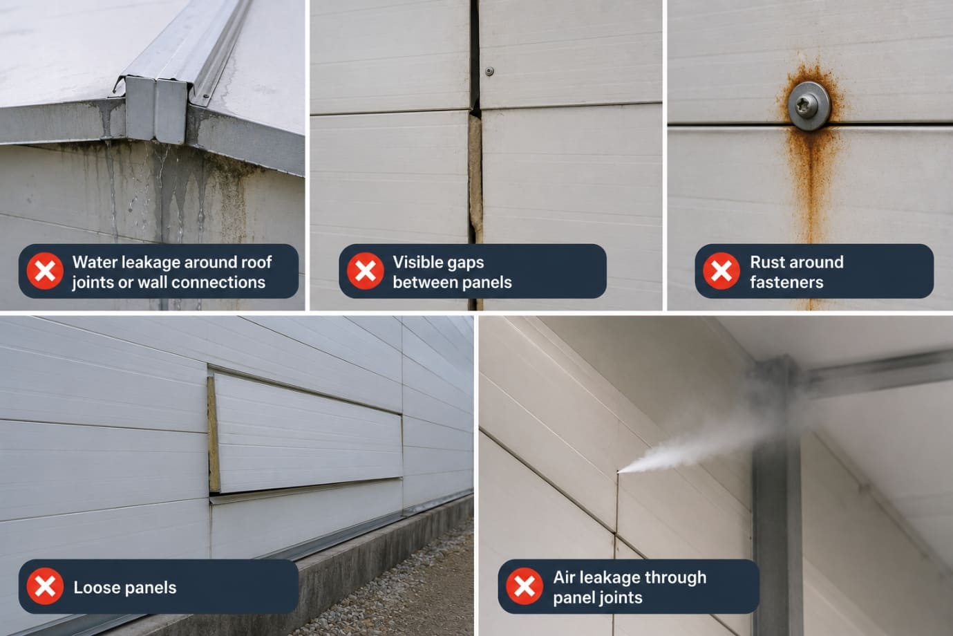 Signs That Your PUF Panels May Have Been Installed Incorrectly