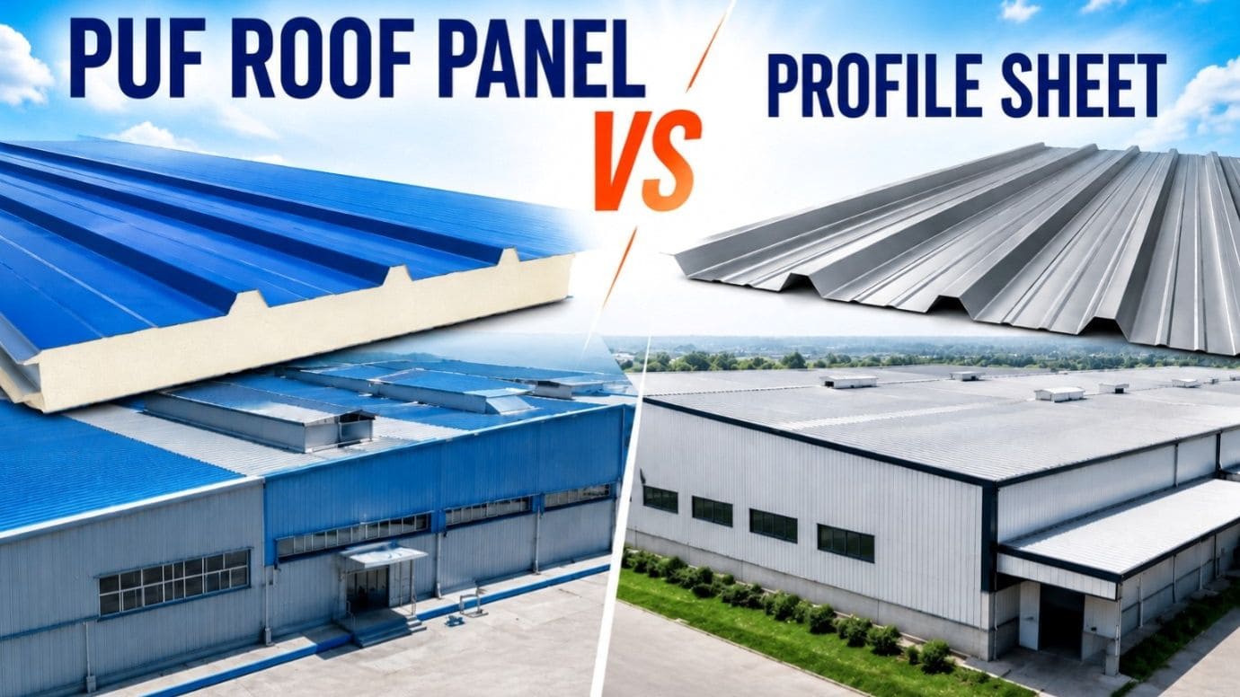 PUF Roof Panel vs Profile Sheet