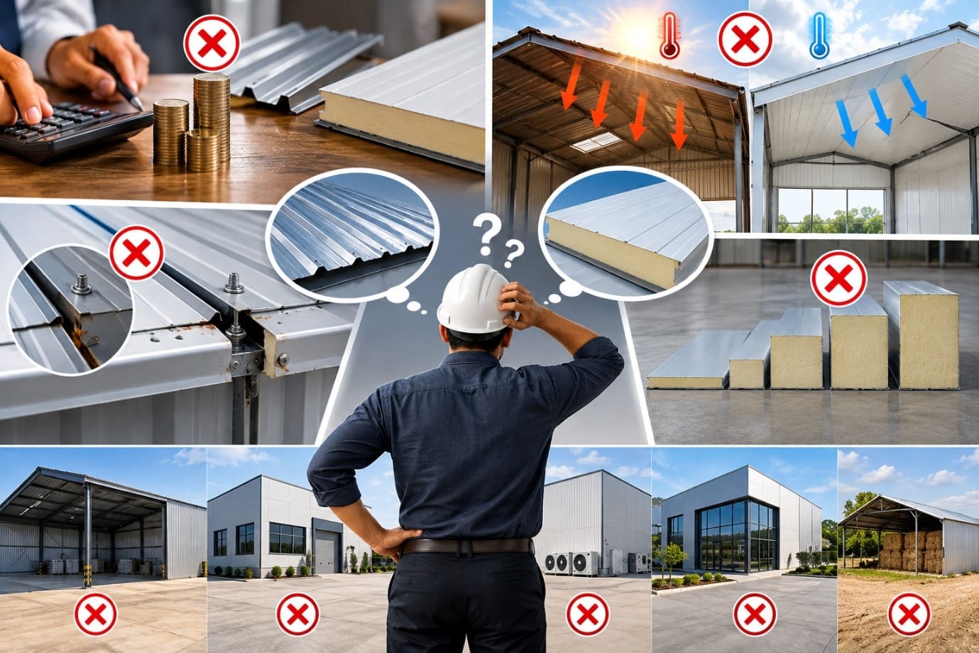 Common Mistakes When Choosing Between Tin Roofs and PUF Roofing