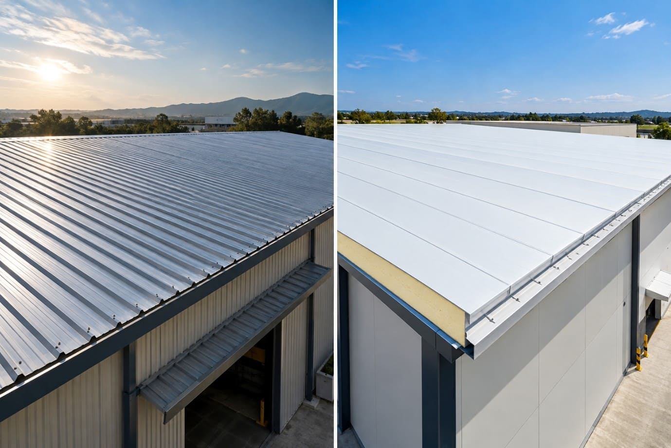 Tin Roofs vs PUF Panel Roof