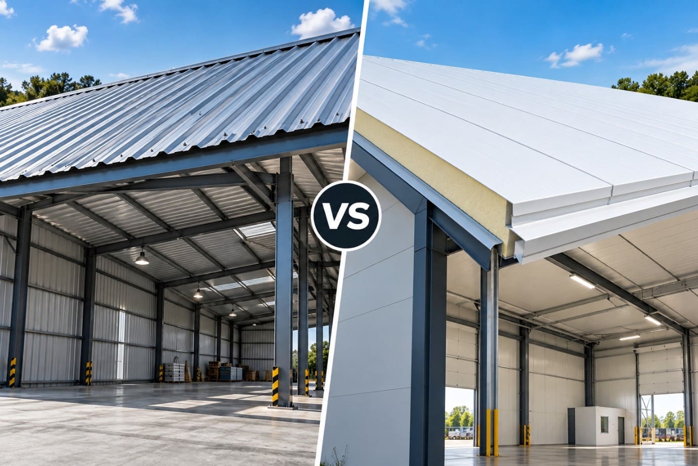 Tin Roofs vs PUF Panel Roofs- Key Differences
